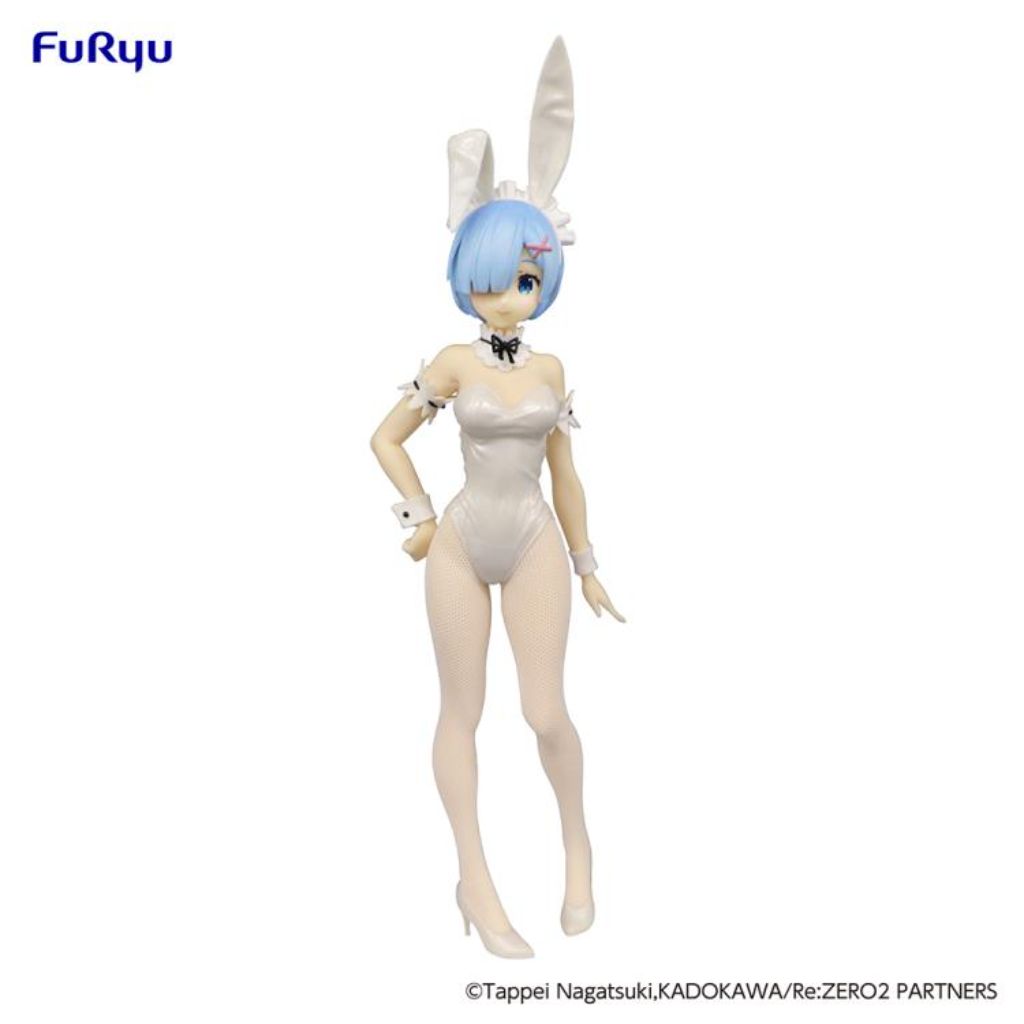 FuRyu Rem White Pearl Ver. Bicute Bunnies Re:Zero Figure
