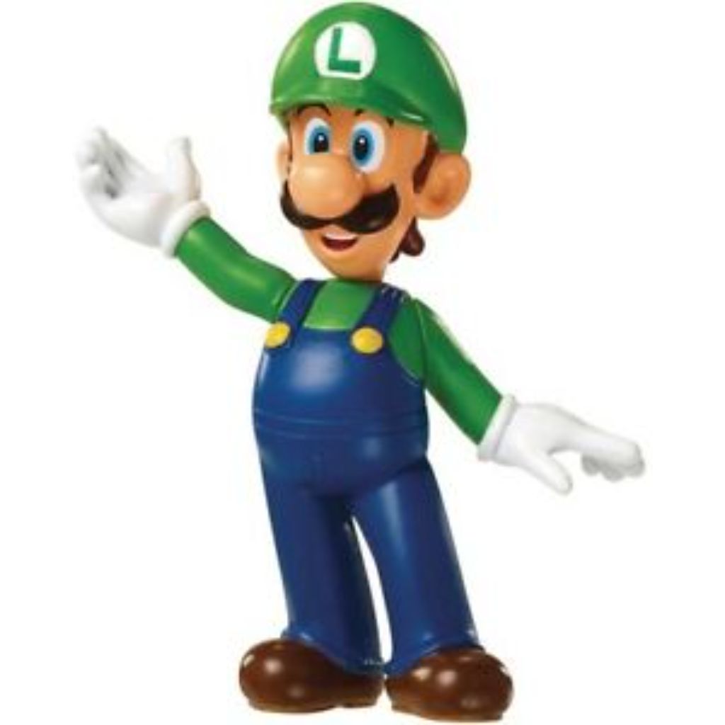 Jakks Pacific 40099-L Luigi 2.5" Figurine Wave 23 Super Mario