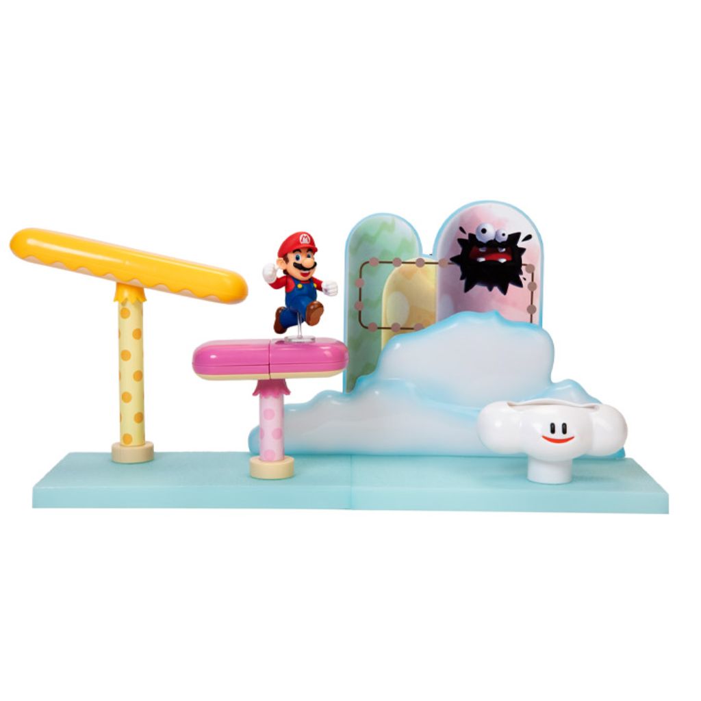 Jakks Pacific 40199 2.5" Cloud Diorama Set Super Mario