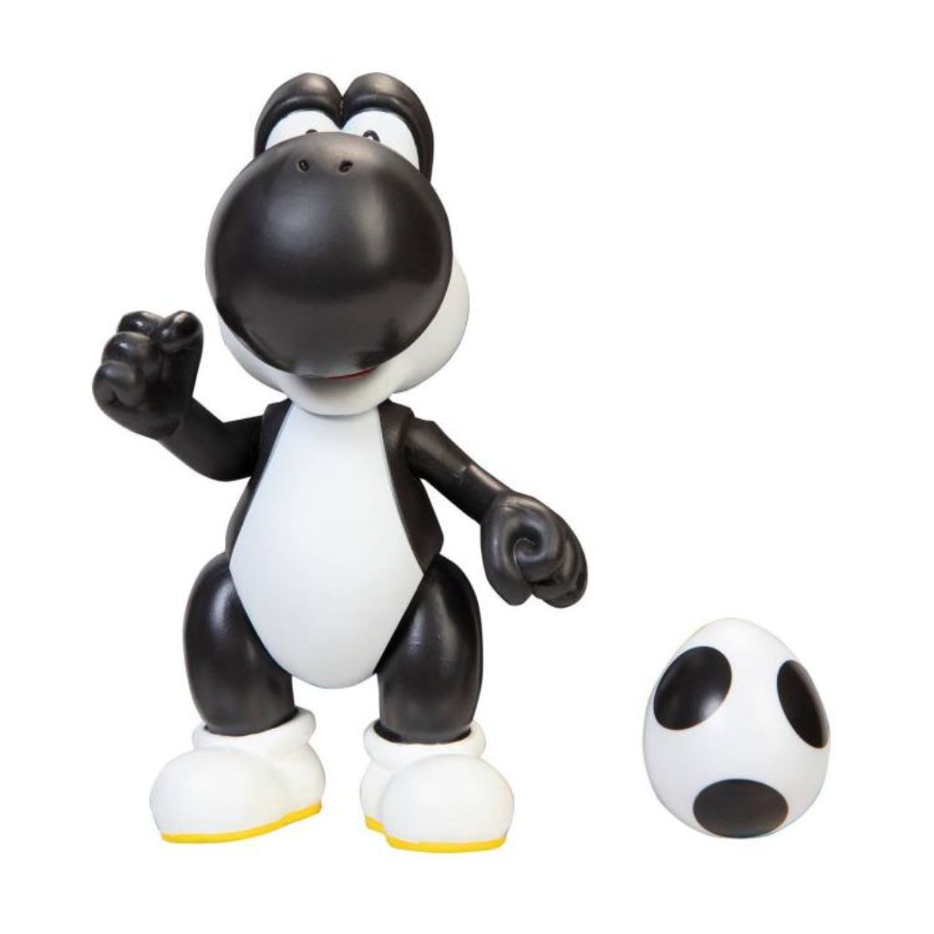 Jakks Pacific 40677 Black Yoshi With Egg 4" Figurine Wave 22 Super Mario