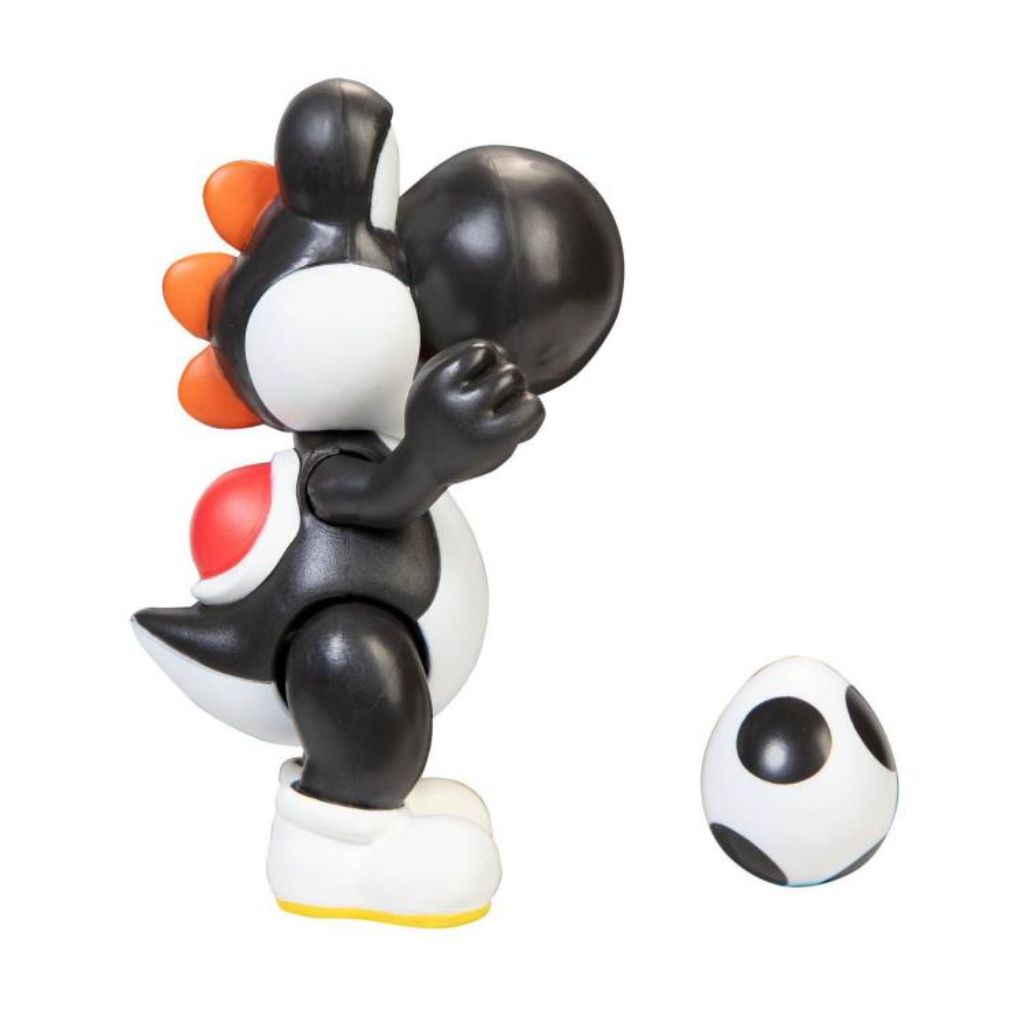 Jakks Pacific 40677 Black Yoshi With Egg 4" Figurine Wave 22 Super Mario