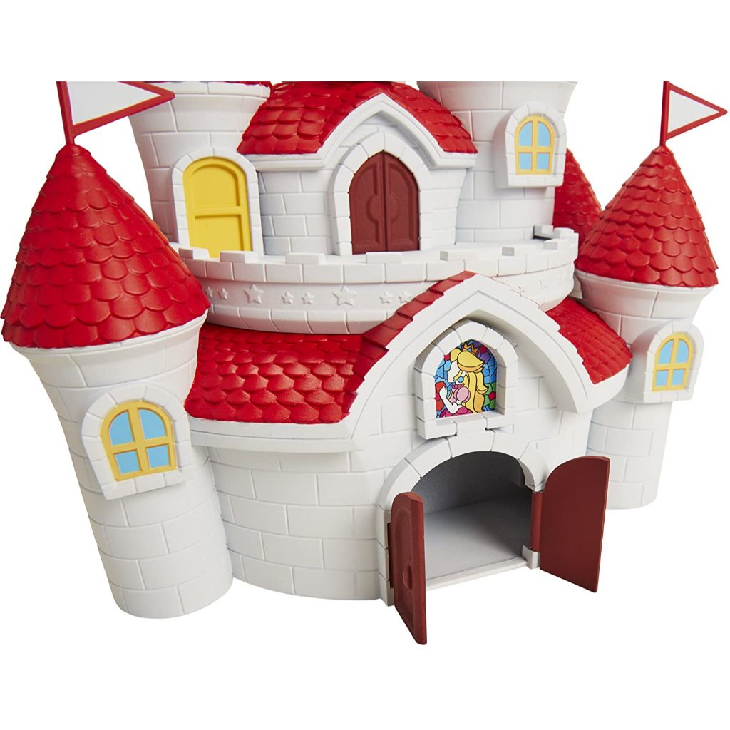 Jakks Pacific 58541 2.5" Deluxe Mushroom Kingdom Castle Playset Super Mario