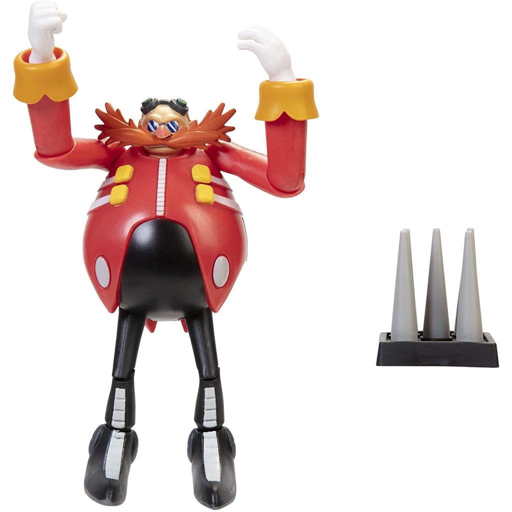 Jakks Pacific Dr.Eggman With Spike Trap 4" Figurine Sonic The Hedgehog