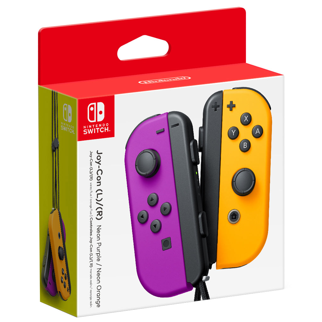 Nintendo Switch Joy-Con (Neon Purple/Neon Orange)