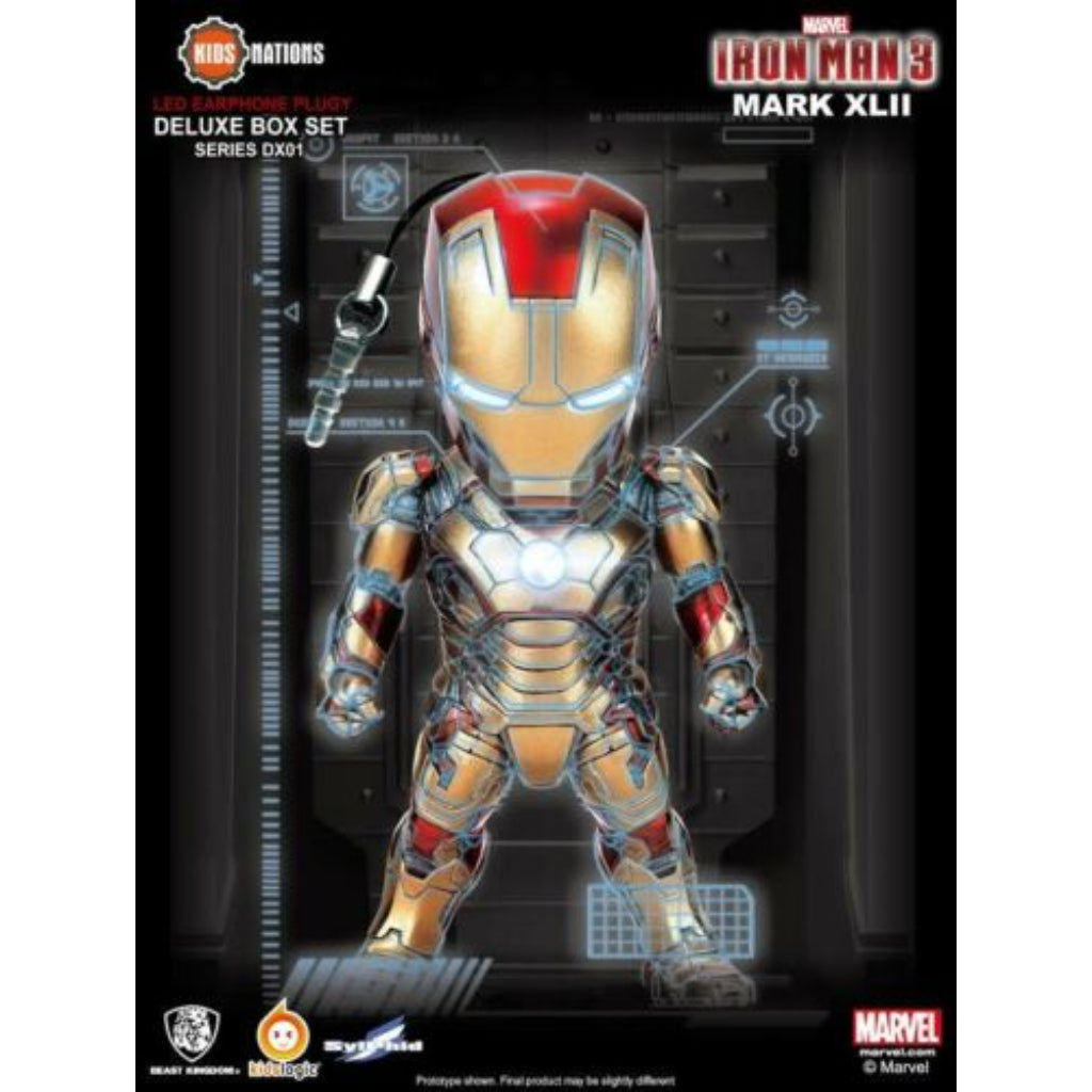 #Kids Nation Iron Man 3 KN-DX01 Earphone Plugy Set