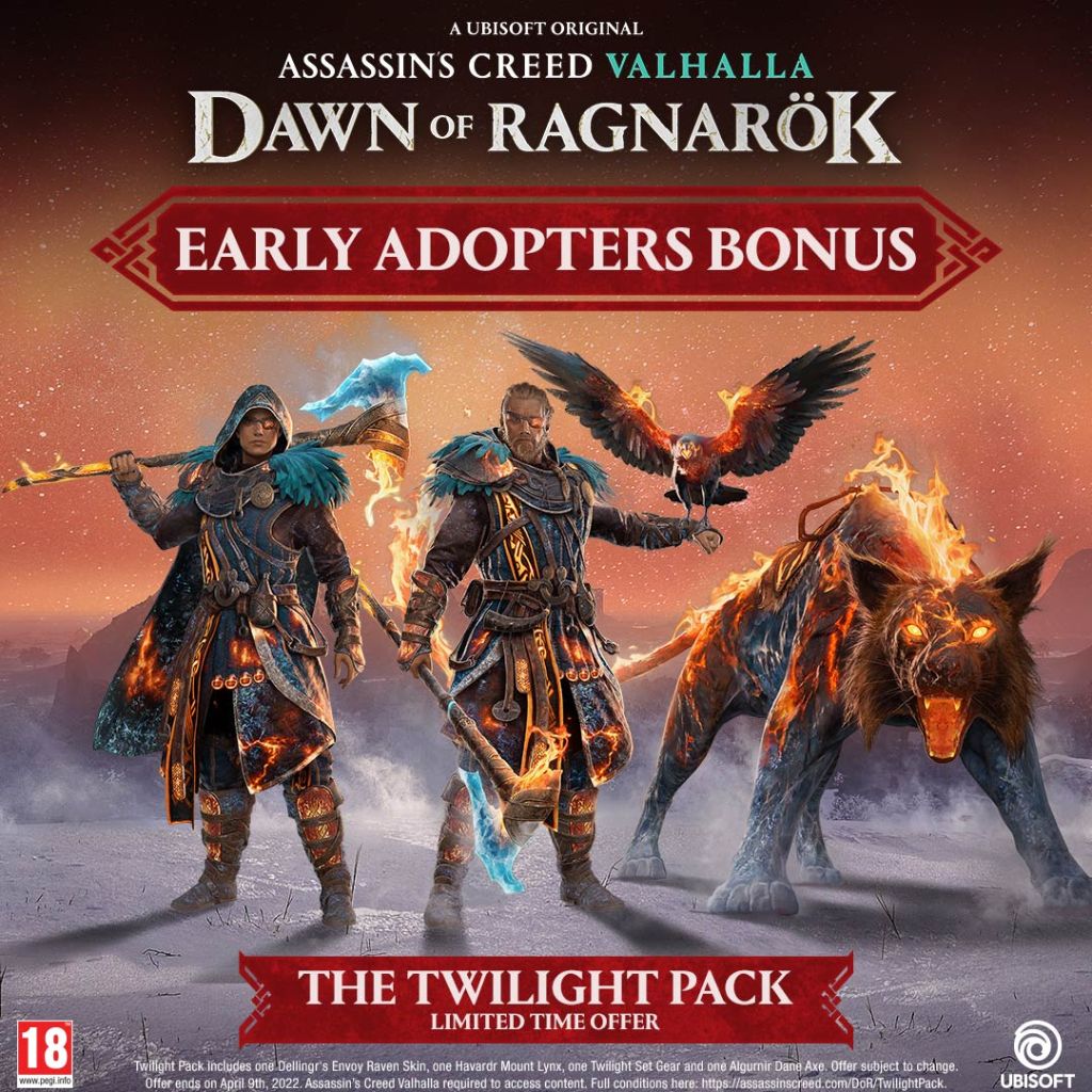 PS4 Assassin's Creed Valhalla: Dawn of Ragnarok Expansion (Code in box) (M18)