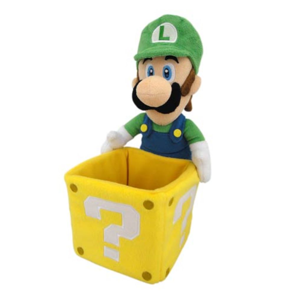 Nintendo Luigi Coin Box 9" Plush Soft Toy