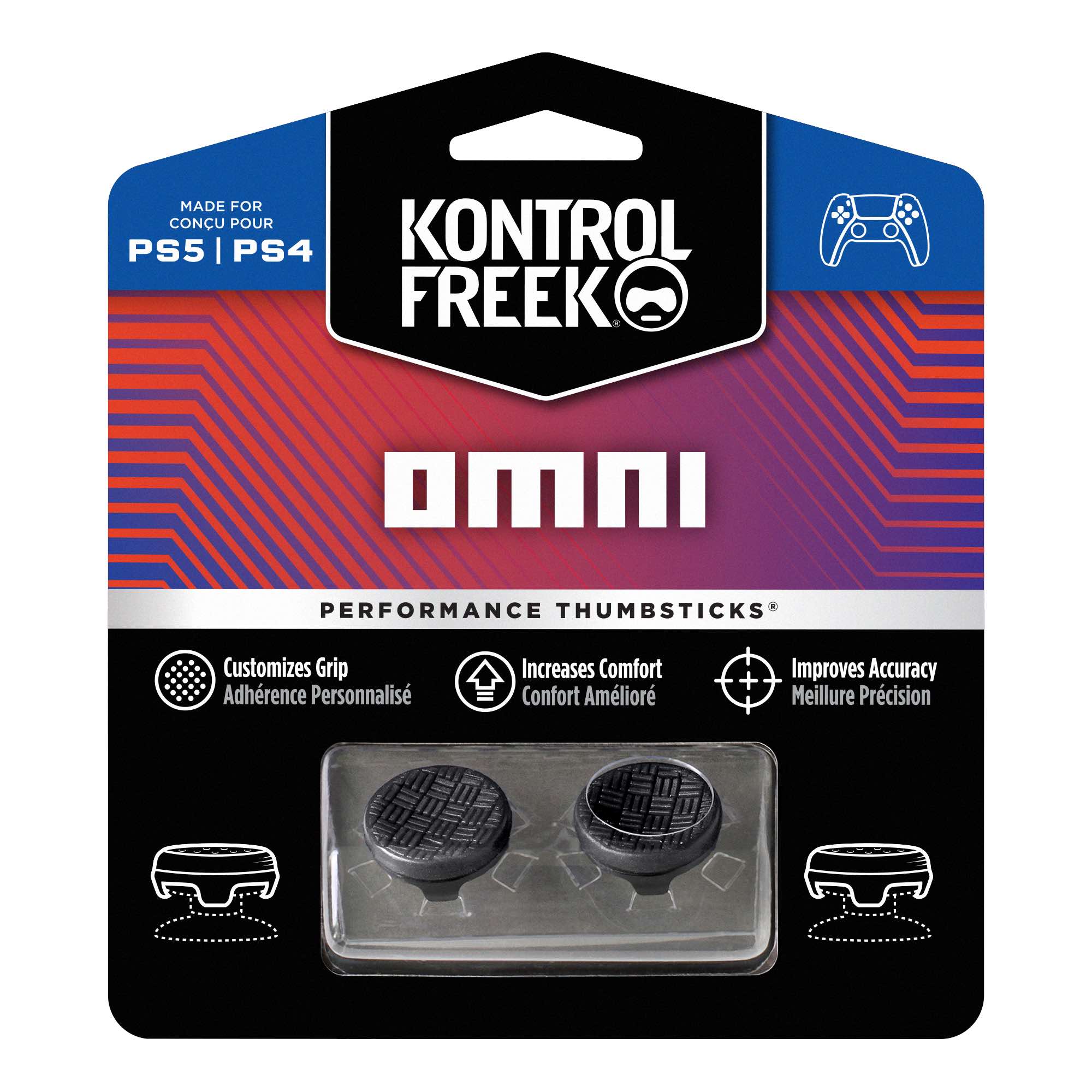 KontrolFreek Omni Black - PS5 (4-Prong)