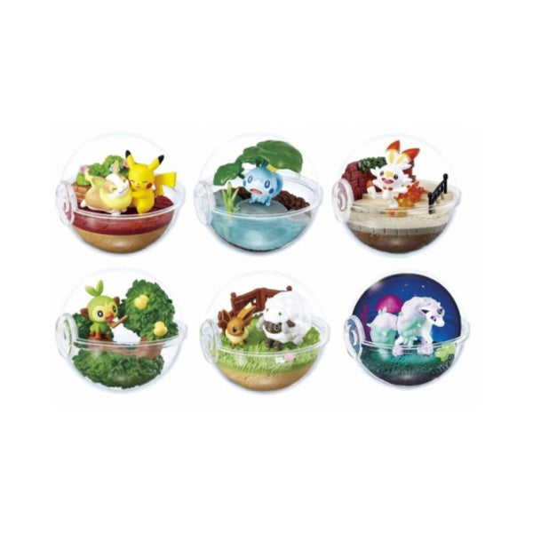 Re-ment Pokemon Terrarium EX Galar Region Box (Box Of 6)