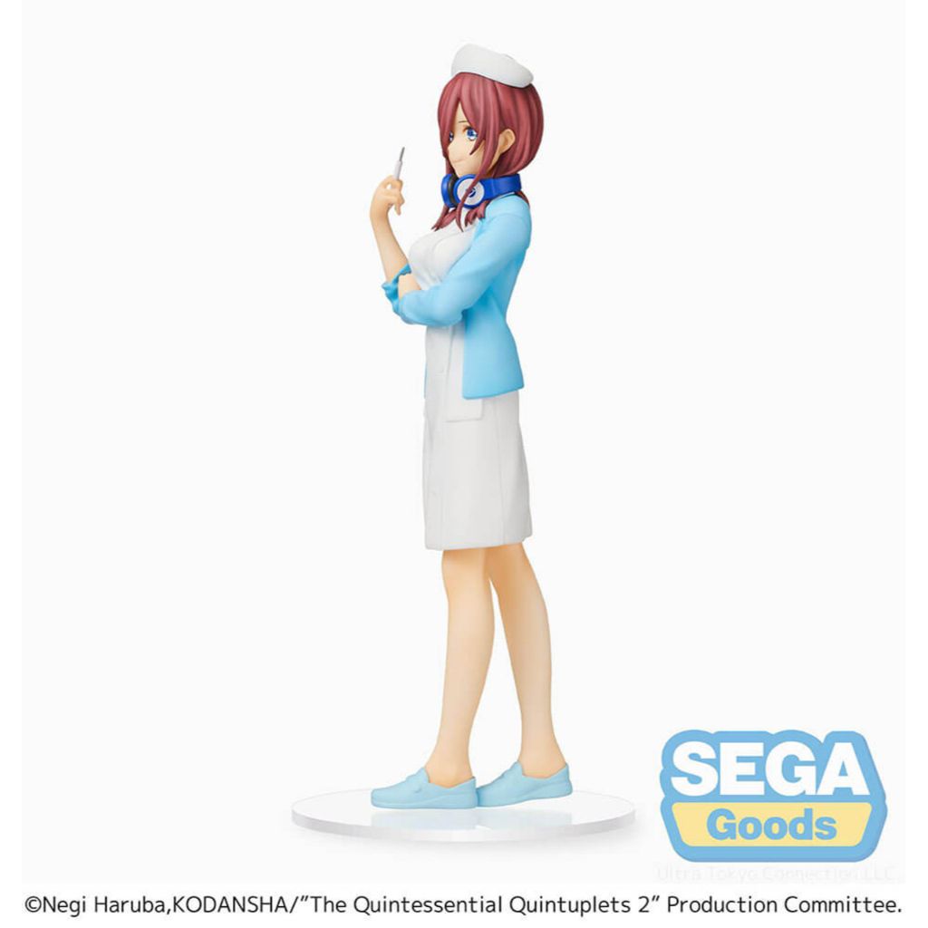 Sega SPM Nakano Miku Nurse Ver. Quintessential Quintuplets Figure