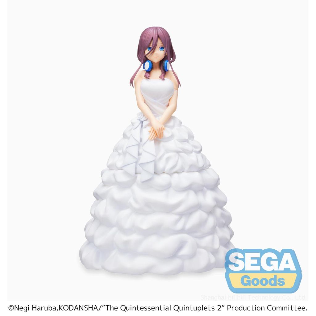 Sega SPM Nakano Miku Wedding Ver Quintessential Quintuplets Figure