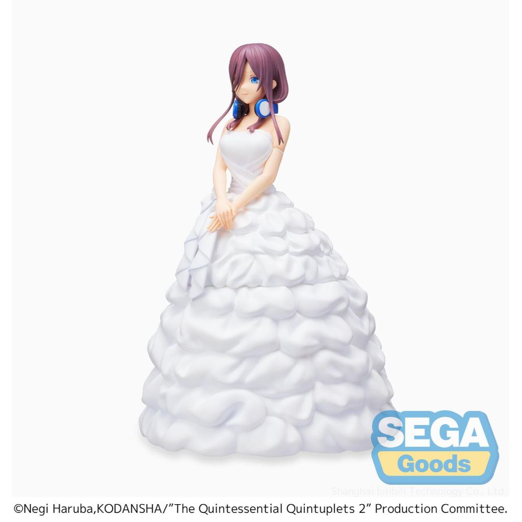 Sega SPM Nakano Miku Wedding Ver Quintessential Quintuplets Figure