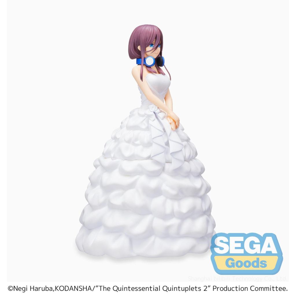 Sega SPM Nakano Miku Wedding Ver Quintessential Quintuplets Figure