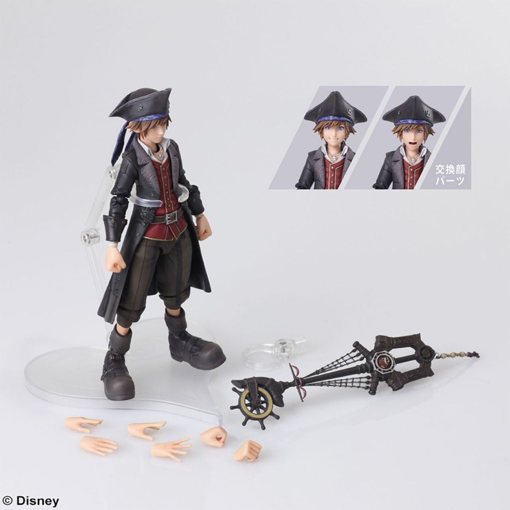 Square Enix Bring Arts Kingdom Hearts II - Sora Pirate Of Caribbean Ver.