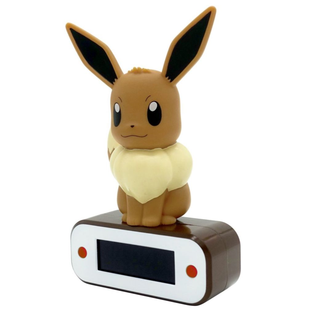Teknofun Pokemon Eevee Digital LED Alarm Clock