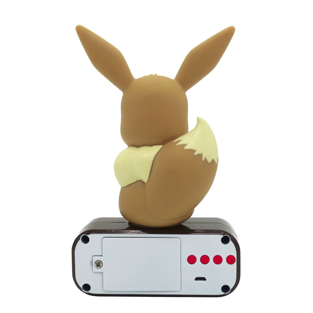 Teknofun Pokemon Eevee Digital LED Alarm Clock