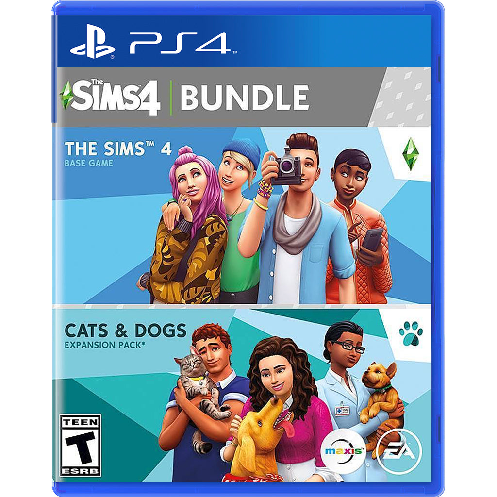 PS4 The Sims 4 + Cats & Dogs Bundle