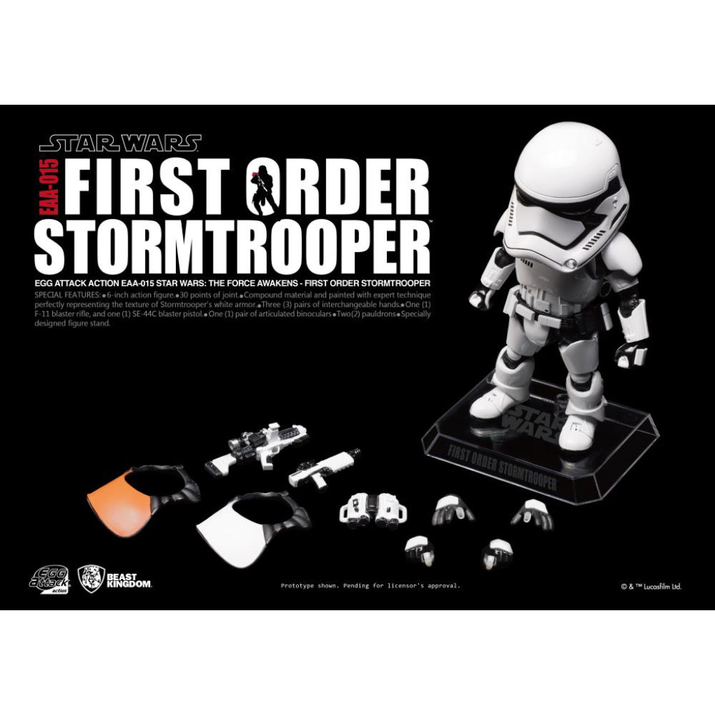 Beast Kingdom EAA-015 First Order Stormtrooper Egg Attack Star Wars