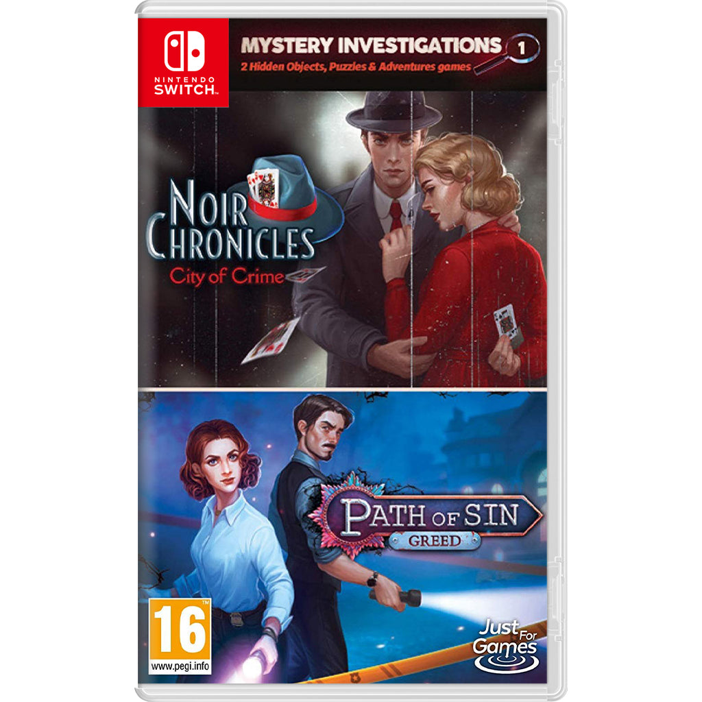 NSW Mystery Investigations 1: Noir Chronicles: City of Crime + Path of Sin: Greed