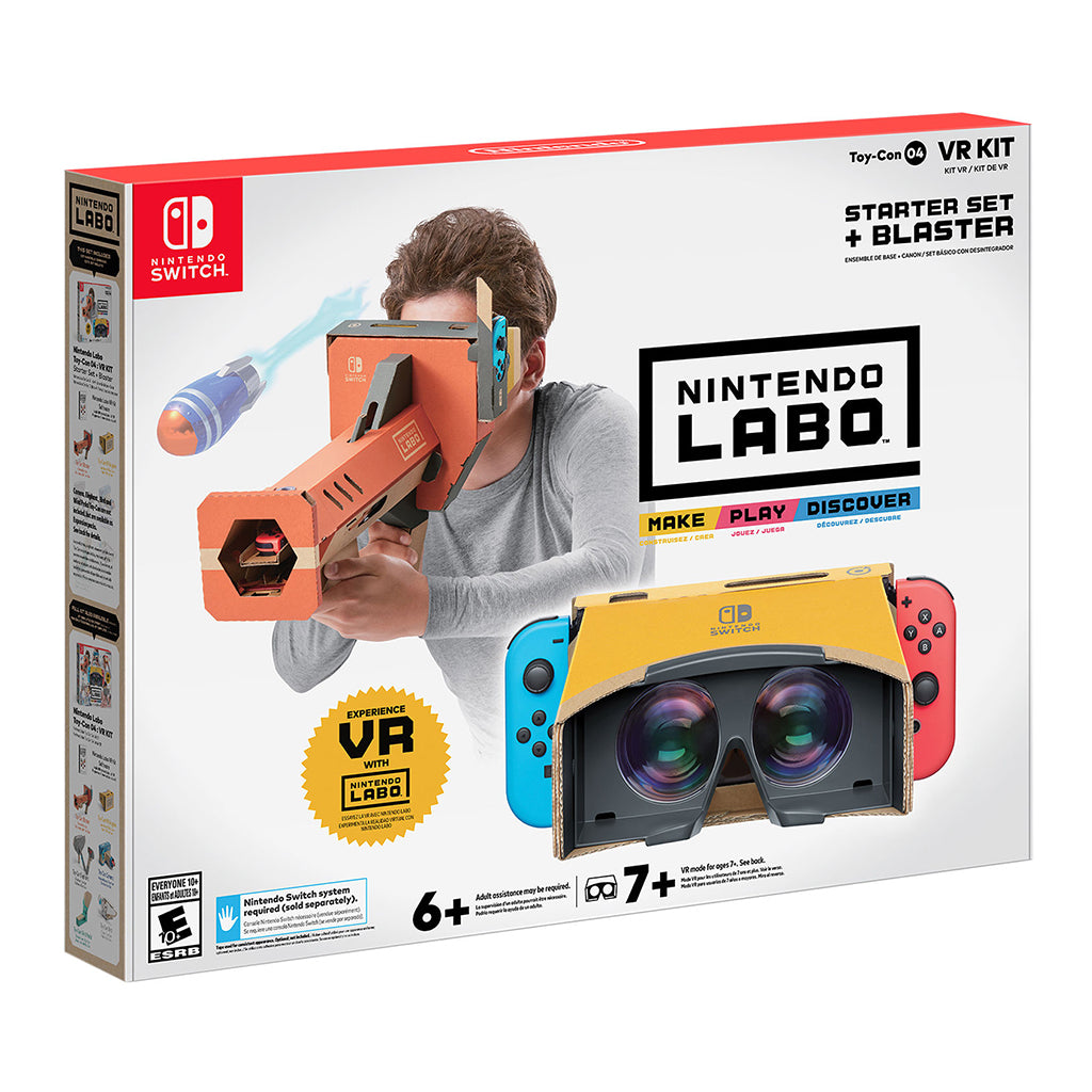 Nintendo Labo Toy-Con 04 VR Kit Starter Set + Blaster