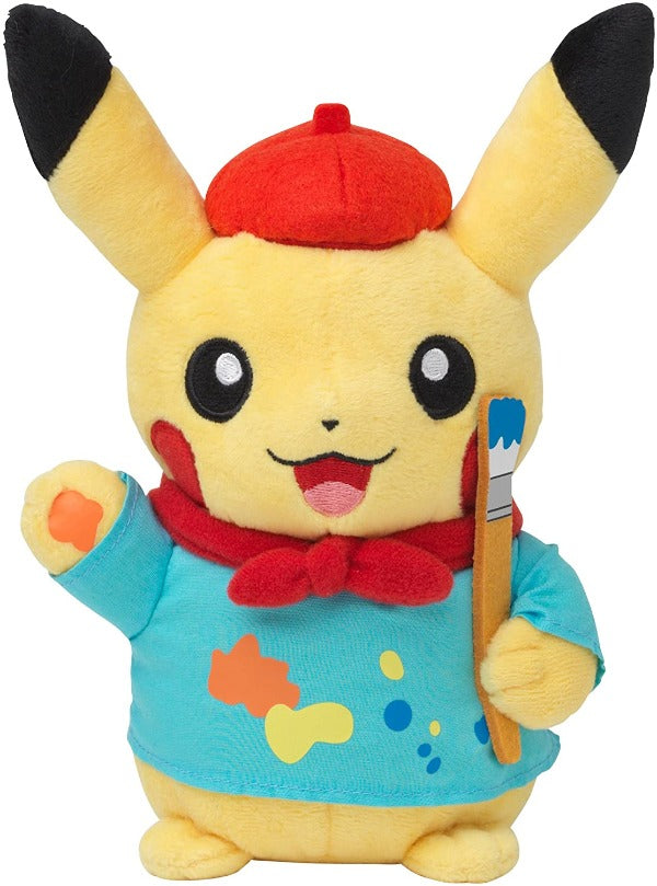 Nintendo TPC Pikachu Painter Medium Plush